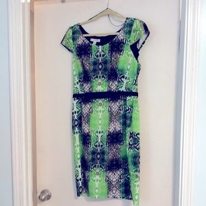 Sizzle in a tasteful snakeskin cocktail dress!